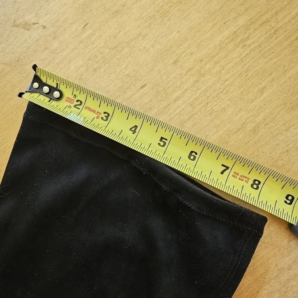 NIB Thalia Sodi Rominaa Black Stiletto Pointed Toe Side Zip Over The Knee Boot 8